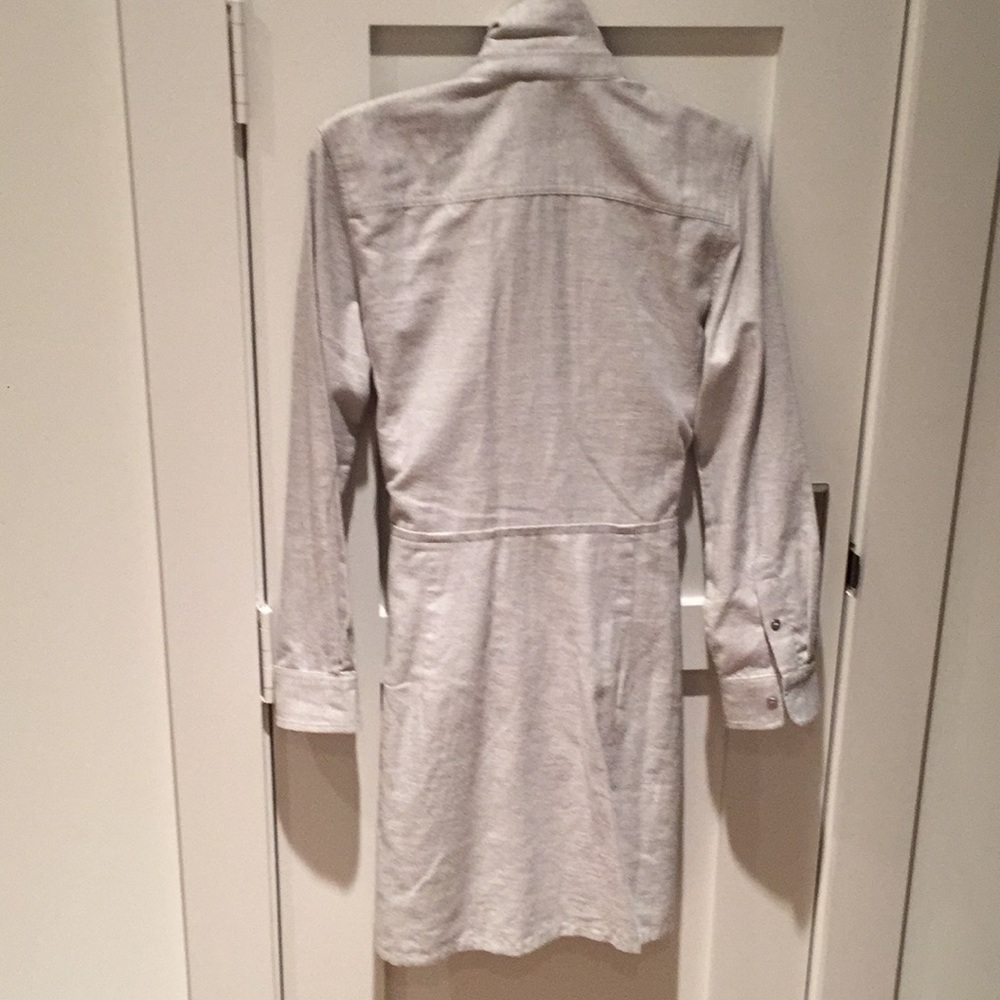 Club Monaco NWT flannel shirt dress. - Picture 4 of 4